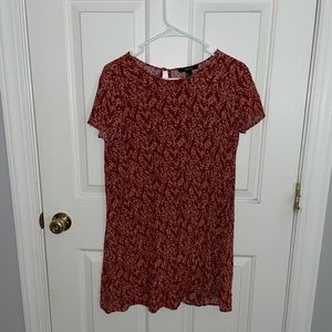 Forever 21 floral red dress